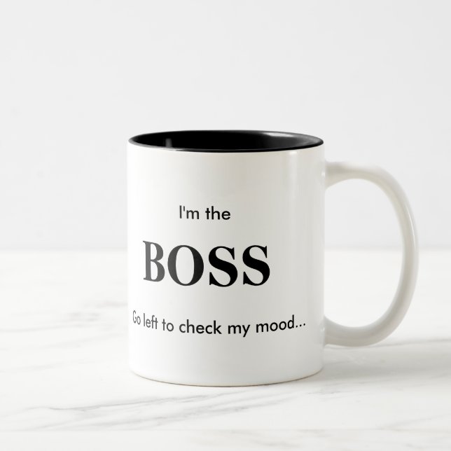 I'm the BOSS (2) Two-Tone Coffee Mug (Right)