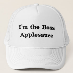 I'm the Boss Applesauce Judge Hat