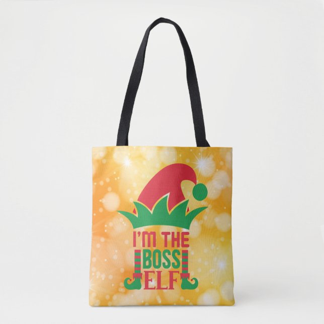 I'm The Boss Elf-16808 Tote Bag (Front)