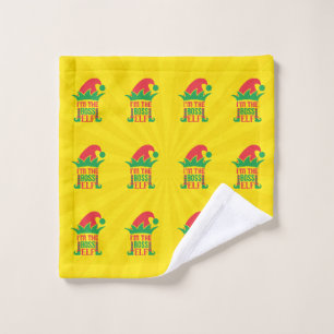 I'm The Boss Elf-16808 Wash Cloth