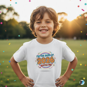 I'm The Boss of 2026 Kids Confident New Year Tee