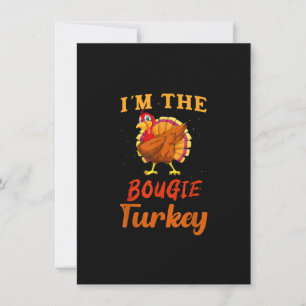 I'm The Bougie Turkey Funny Thanksgiving Matching  Invitation