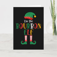 Im The Bourbon Elf Matching Christmas