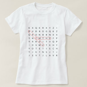 I'm The Bride Fun Wedding Word Find Bachelorette T T-Shirt