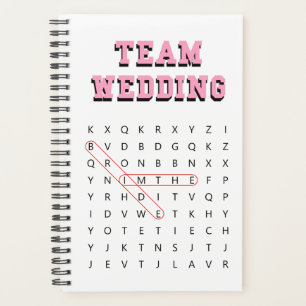 I'm The Bride Fun Wedding Word Find Theme Wedding Planner