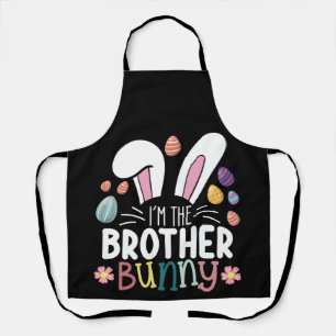 I'm The Brother Bunny Easter Family Matching Apron