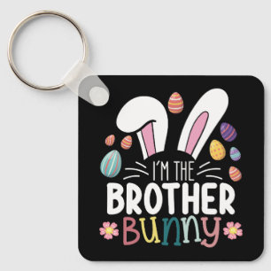 I'm The Brother Bunny Easter Family Matching Keychain