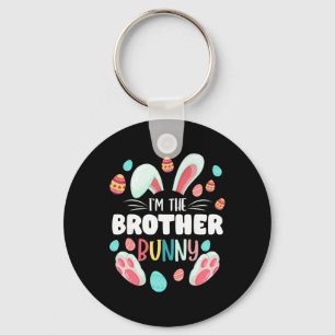 I'm The Brother Bunny Matching Family Easter Party Keychain