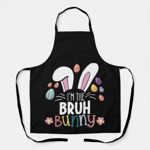 I'm The Bruh Bunny Easter Matching Apron