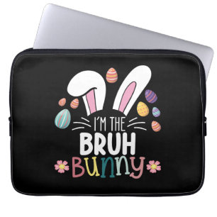 I'm The Bruh Bunny Easter Matching Laptop Sleeve