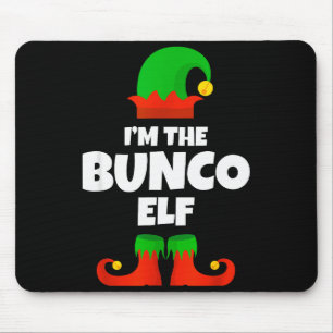 I'm The Bunco Elf Family Pajama Christmas Funny Bu Mouse Pad