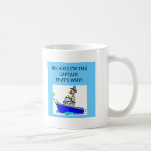 i'm the captain coffee mug