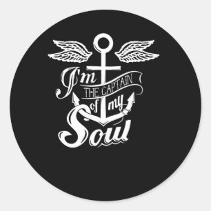 I'm the Captain of my Soul Classic Round Sticker