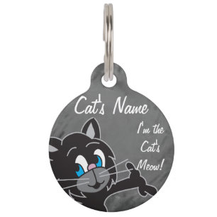 I'm the Cat's Meow Pet Tag! Tag