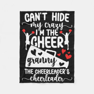 I'm The Cheer Granny Of A Cheerleader Granny Grand Fleece Blanket