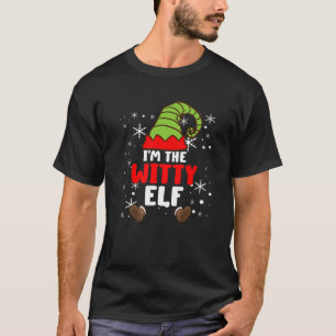 I'm The Cheerleader Elf Xmas Matching Christmas Fo T-Shirt