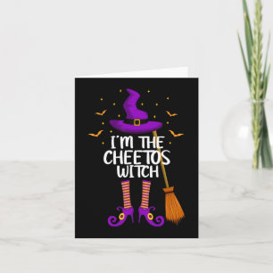 I'm The Cheetos Witch Fun Cheetos Halloween  Card