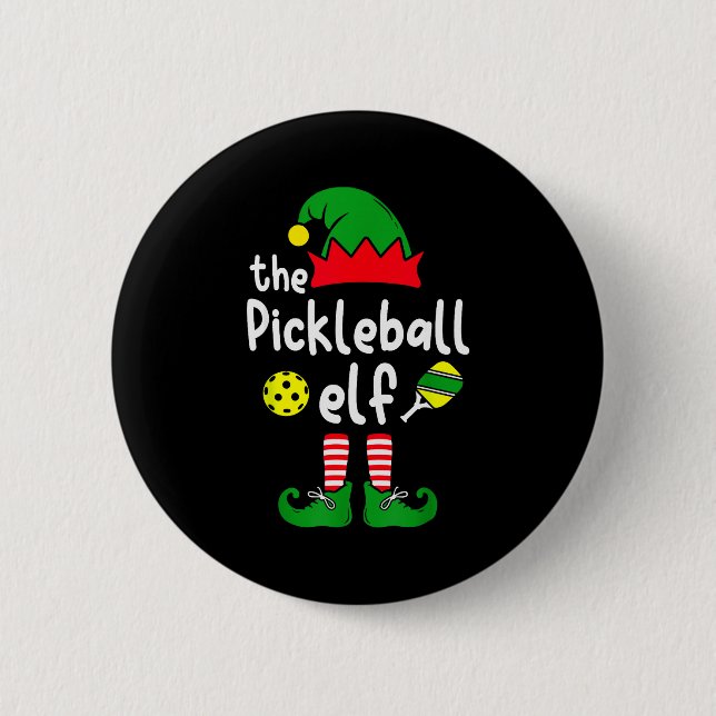 I'm The Ckle Ball Elf Christmas Family Matching Pa 2 Inch Round Button (Front)