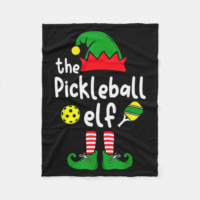 I'm The Ckle Ball Elf Christmas Family Matching Pa Fleece Blanket (Front)