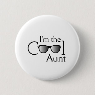 I'm The Cool Aunt 2 Inch Round Button