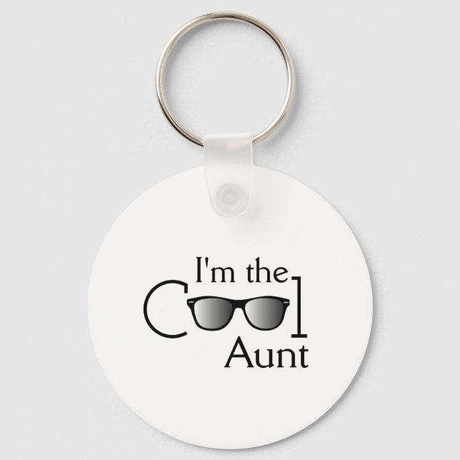 I'm The Cool Aunt Keychain (Front)