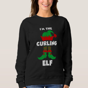 I'm The Curling Elf Curler Stone Ice Curl 1 Sweatshirt