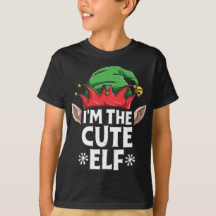 I'm The Cute Elf Christmas Family Matching Pyjamas T-Shirt