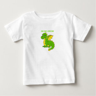 I'm the cutest- yellow and green dragon T-Shirt. Baby T-Shirt