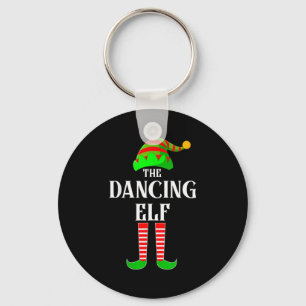 I'm The Dancing Elf Family Matching Costume Christ Keychain