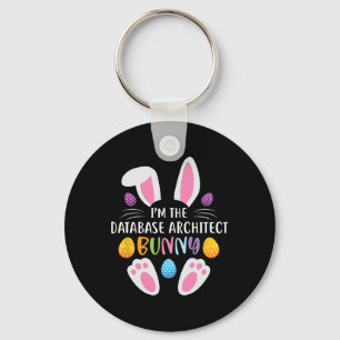I'm The Databyse Architect Bunny Funny Easter Day Keychain