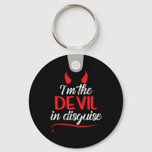 I'm The Devil In Disguise Fun Satan Worshiper Hall Keychain