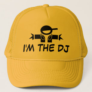 I'm the DJ hat   Cap with DJ wearing headphones