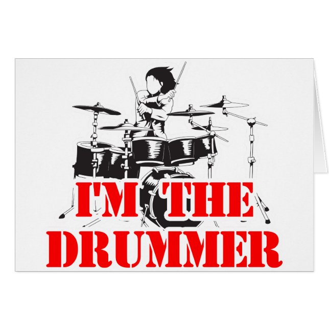 I'm the Drummer (Front Horizontal)