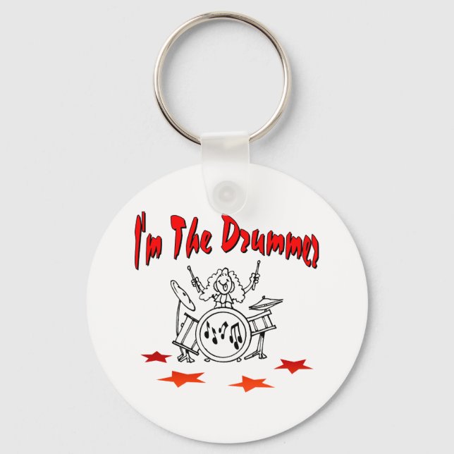 I'm The Drummer Keychain (Front)