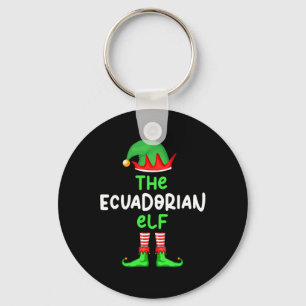 I'm The Ecuadorian Elf Ecuador Christmas Fun Pajam Keychain