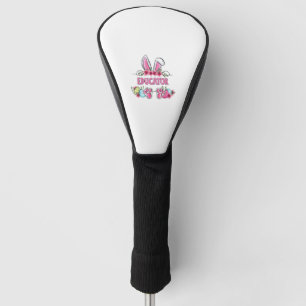 I'm The Educator Bunny Easter Day Rabbit Golf Head Cover