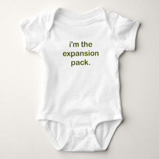 I'm The Expansion Pack (Ylw/Bk) Baby Bodysuit