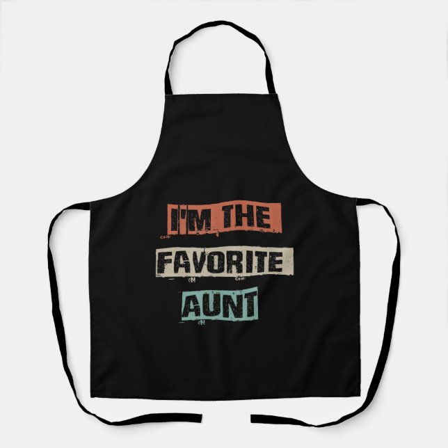 Im The Favourite Aunt Gift Apron (Front)