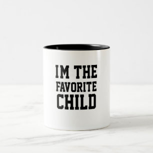 I'm The Favourite Child Two-Tone Coffee Mug