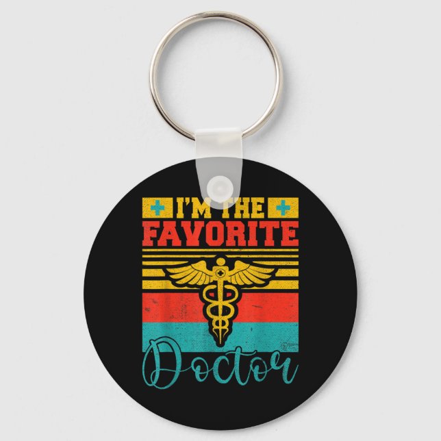Im the favourite Doctor Keychain (Front)
