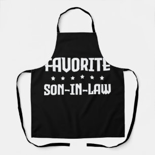I'm The Favourite Son In Law Awesome Gift Ideas Apron