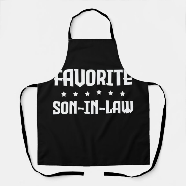 I'm The Favourite Son In Law Awesome Gift Ideas Apron (Front)