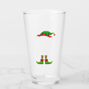 I'm The Feisty Elf Matching Family Group Christmas Glass