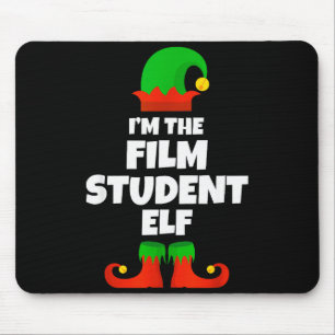I'm The Film Student Elf Family Pajama Christmas F Mouse Pad