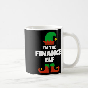 I'm The Finance Elf Family Pajama Christmas Funny Coffee Mug
