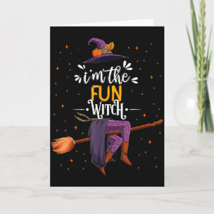 Im The Fun Witch Halloween Matching Group Costume Card