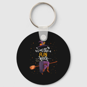 Im The Fun Witch Halloween Matching Group Costume  Keychain