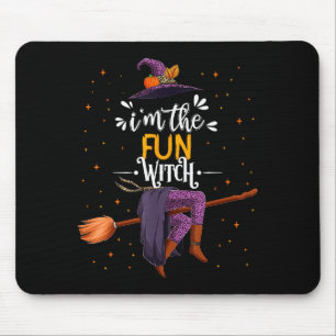 Im The Fun Witch Halloween Matching Group Costume  Mouse Pad