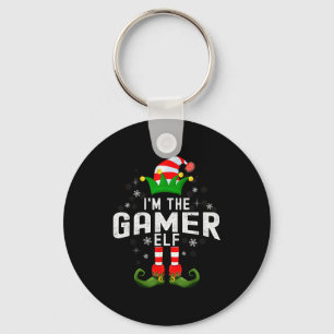 I'm The Gamer Elf Christmas Family Pjs Costume Keychain