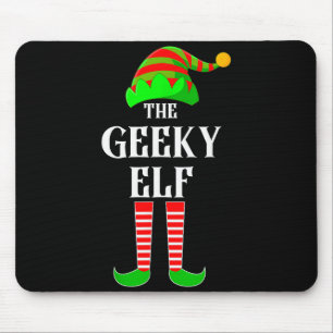 I'm The Geeky Elf Family Matching Costume Christma Mouse Pad